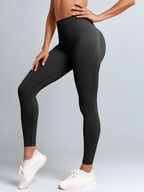 Butt-Lifting Seamless Leggings – Khaki Sculpt Fit