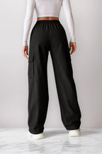 UrbanStack™ Cargo Pants – High Waist Wide-Leg Utility Trousers for Women
