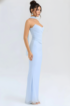 Strapless Two-Piece Maxi Set