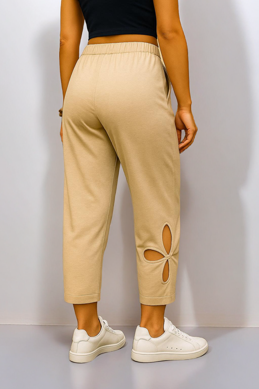 BreezyCut Relaxed Fit Lounge Pants – Slit Ankle & Pull-On Waist