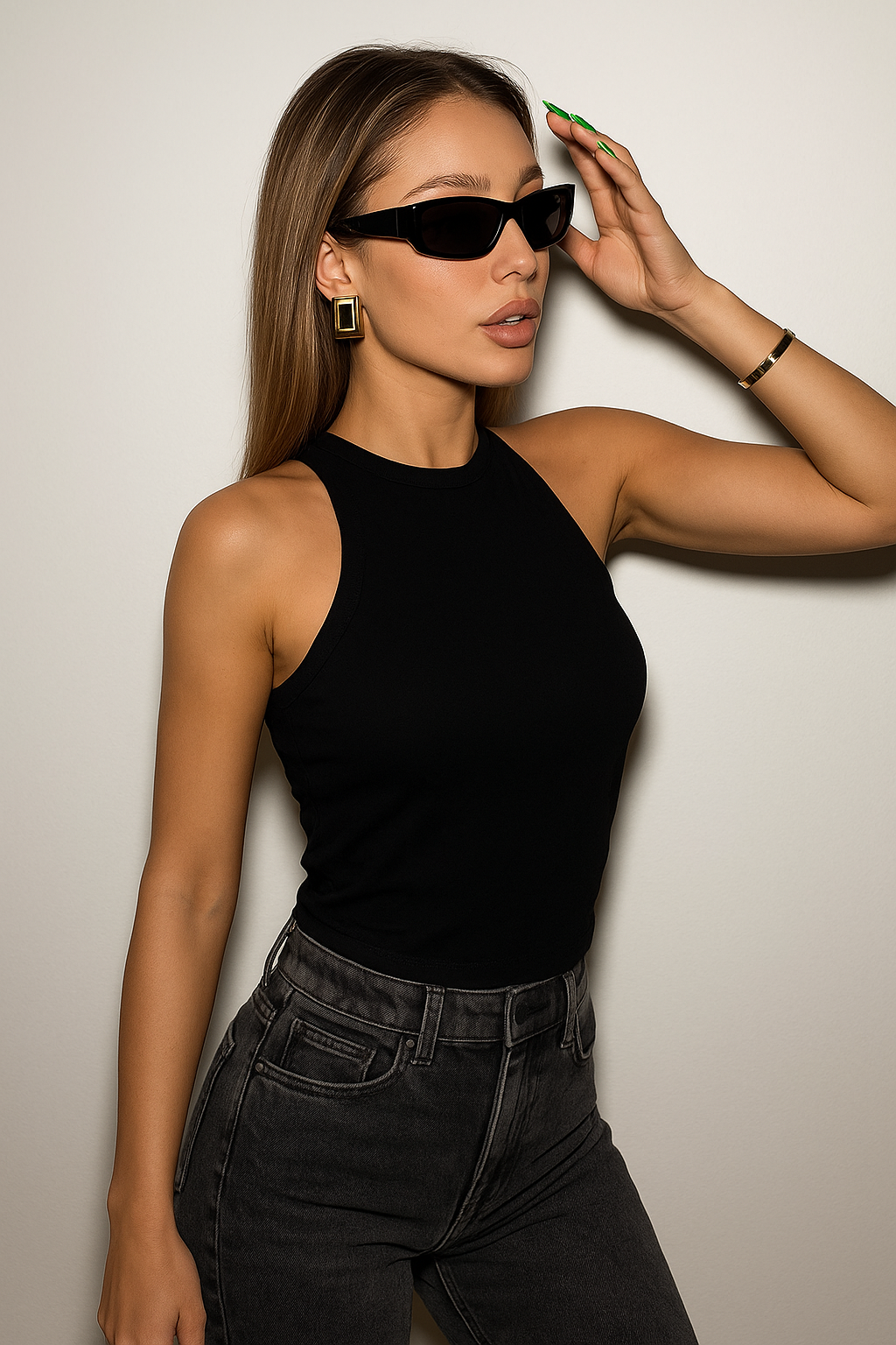 Women’s Minimalist Tank – Sleeveless Slim Fit Top