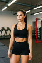 Seamless Push-Up Workout Set – High Waist & Sculpt Fit