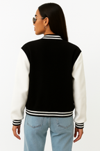 NY Varsity Bomber Jacket – Oversized Streetwear with Patches & Retro Lettering
