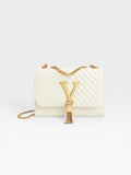 Luxury-Style Quilted Crossbody Bag