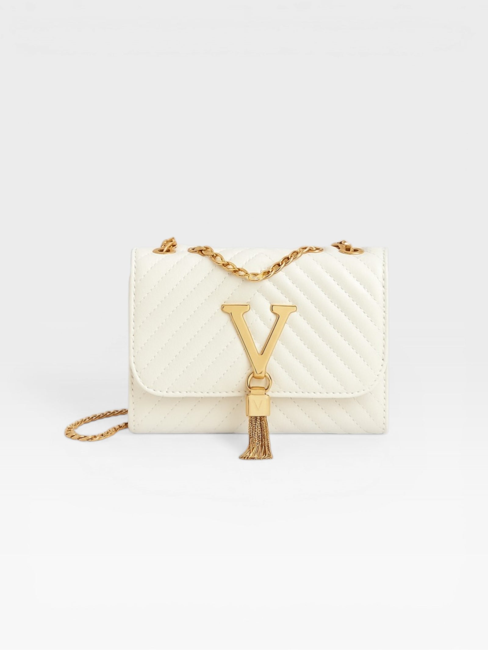 Luxury-Style Quilted Crossbody Bag