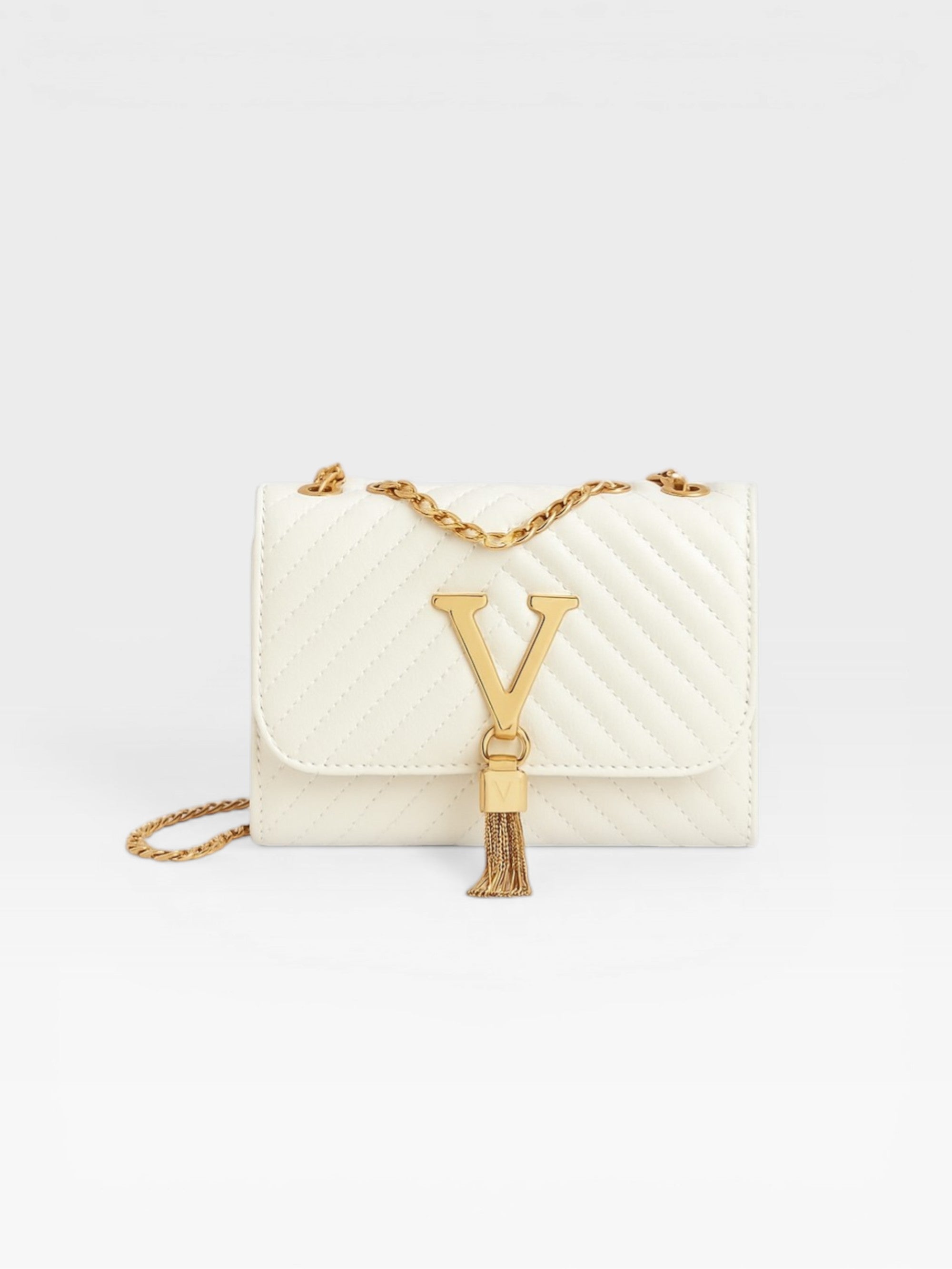 Luxury-Style Quilted Crossbody Bag