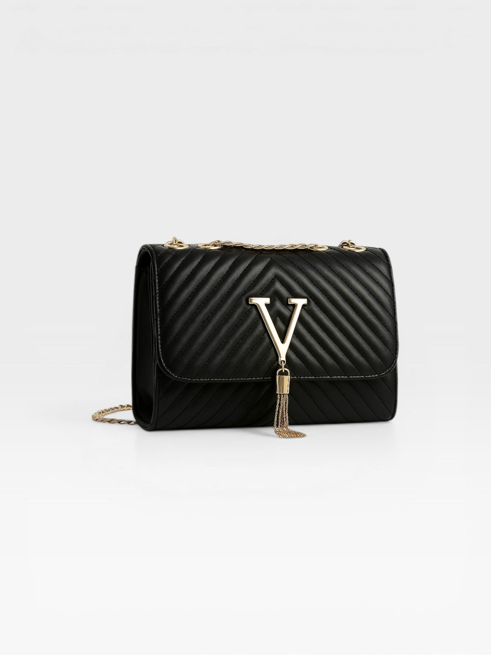 Luxury-Style Quilted Crossbody Bag