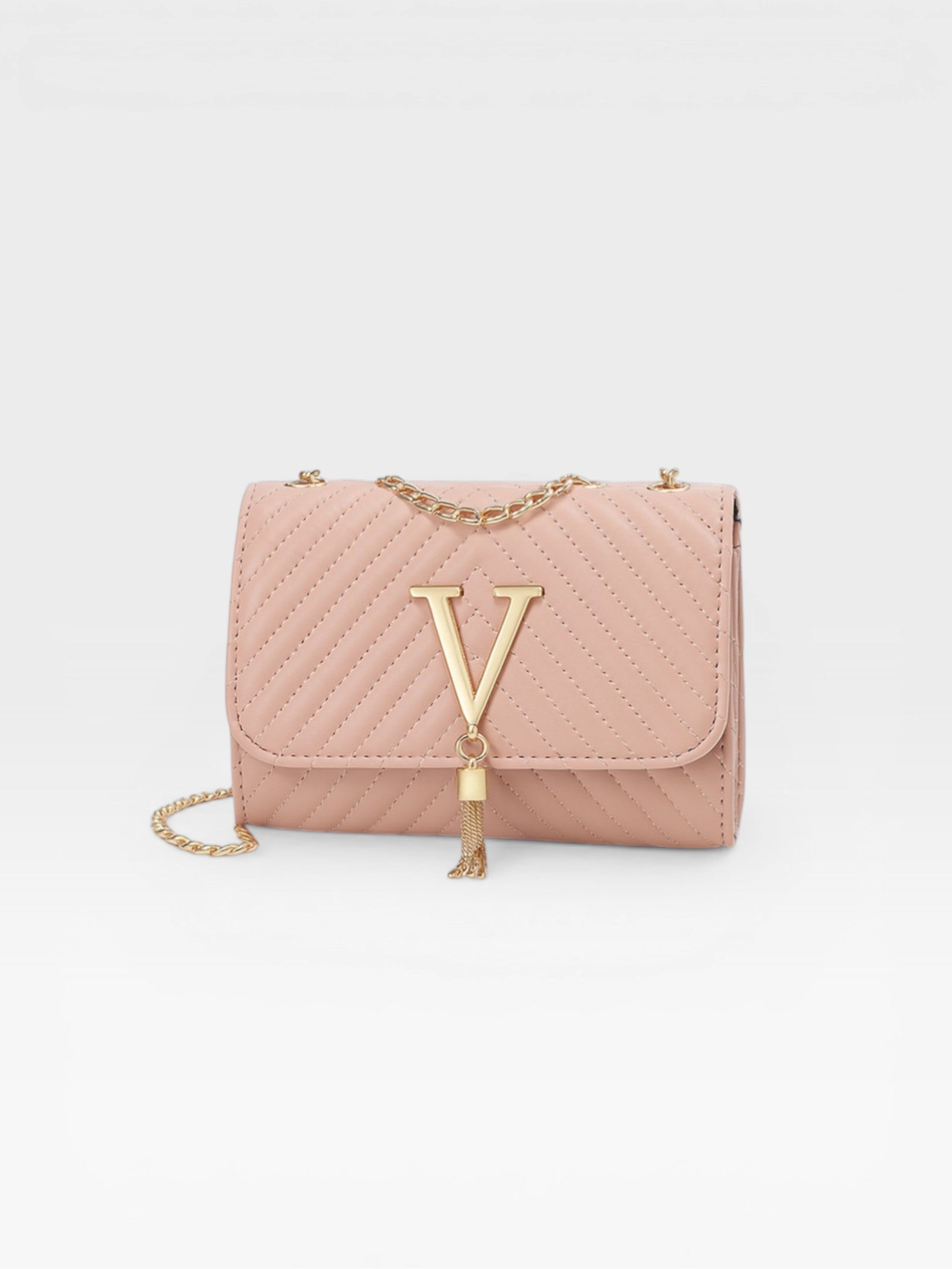 Luxury-Style Quilted Crossbody Bag