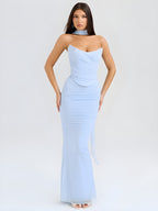 Trägerloses zweiteiliges Maxi-Set