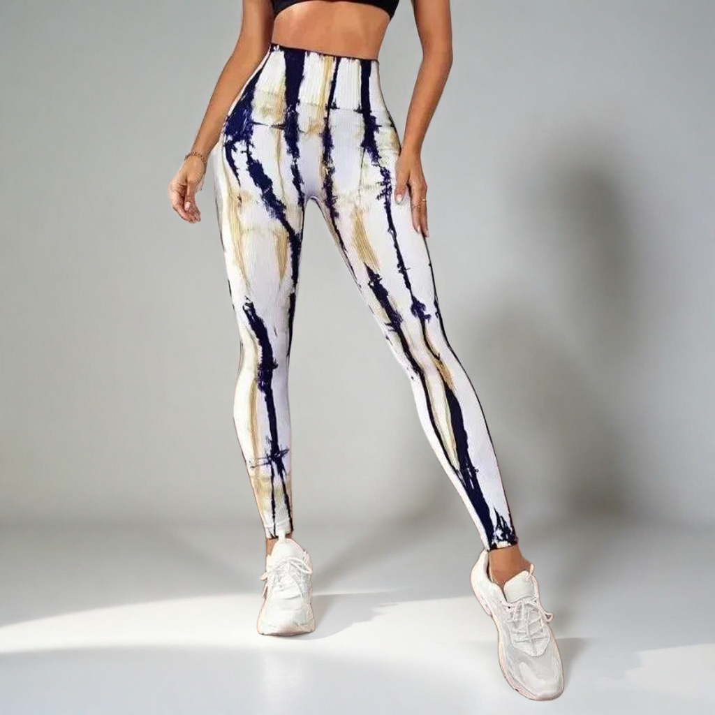 Leggings tie-dye sans couture – Taille haute Booty-Lift Fit