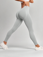 Butt-Lifting Seamless Leggings – Khaki Sculpt Fit