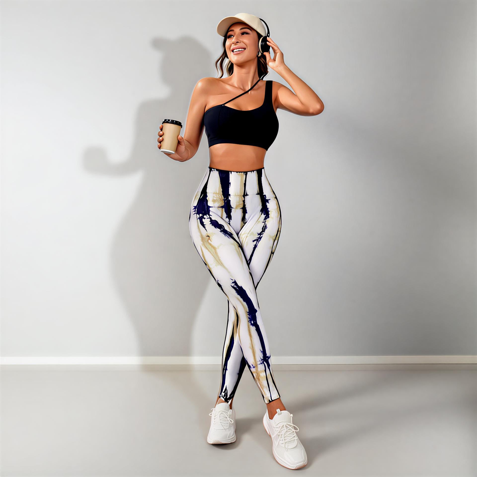 Seamless Tie-Dye Leggings – High-Waist Booty-Lift Fit