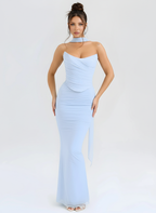 Strapless Two-Piece Maxi Set
