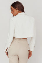 Cropped Blazer – Tailored Minimal Jacket for Women