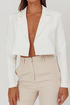 Cropped Blazer – Tailored Minimal Jacket for Women
