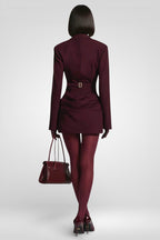 Susie Mini Dress - Burgundy