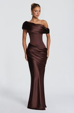 Ella Maxi Dress - Brown