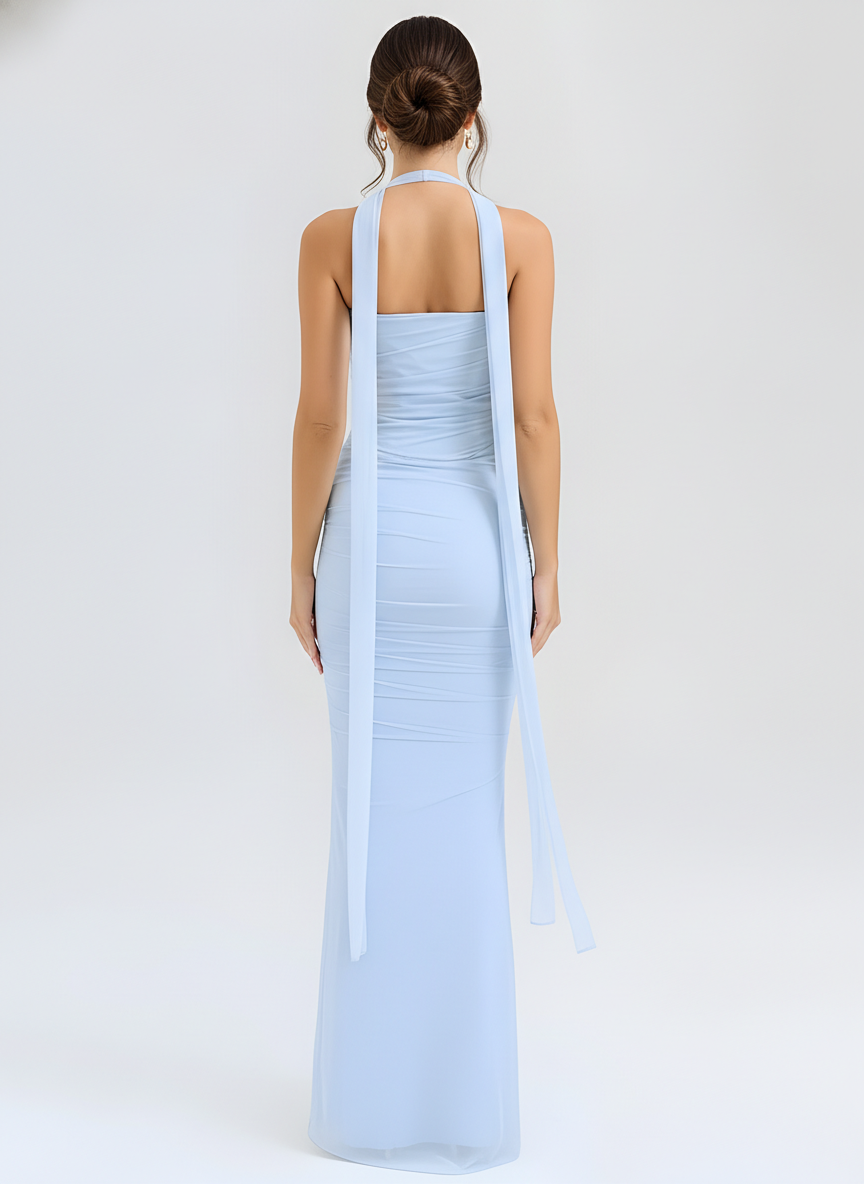Strapless Two-Piece Maxi Set