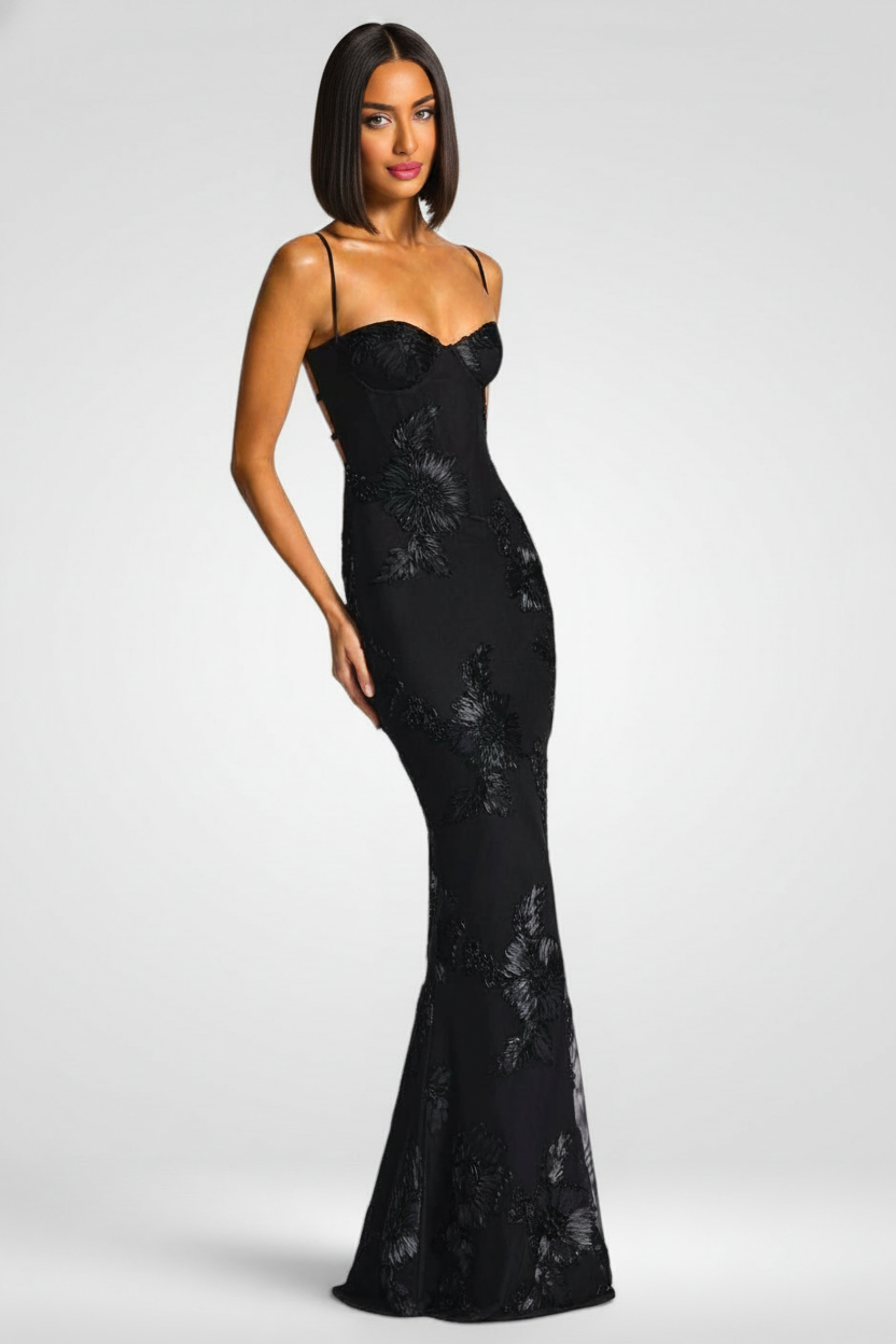 Nefertiti Maxi Dress - Black