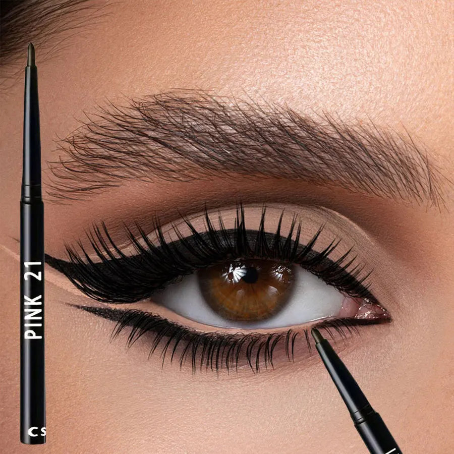 3pcs Waterproof Black Eyeliner Pencils – Smudge-Proof, Long-Lasting & Beginner-Friendly | Cream Formula