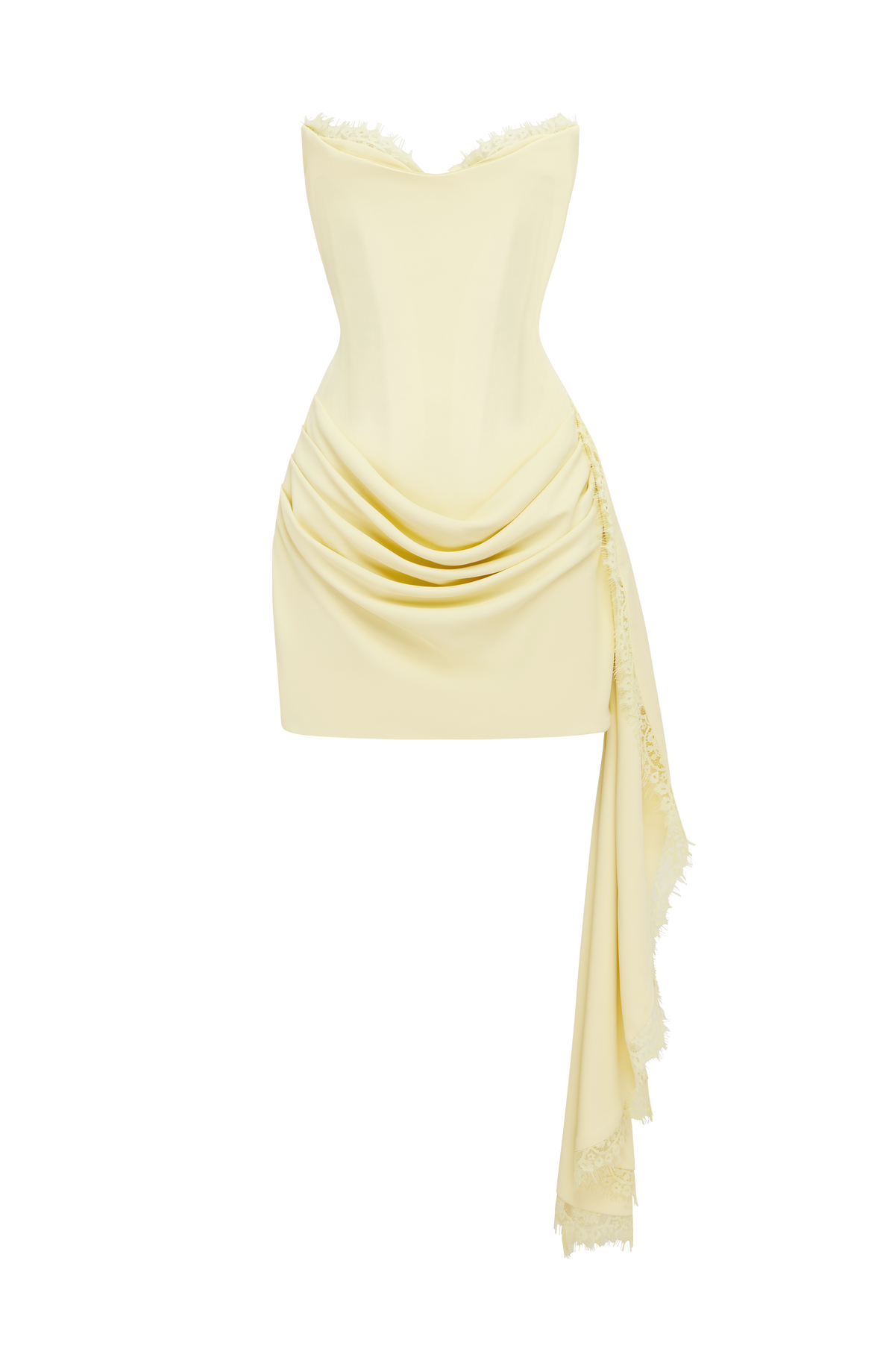Avelina Mini Dress - Lemon