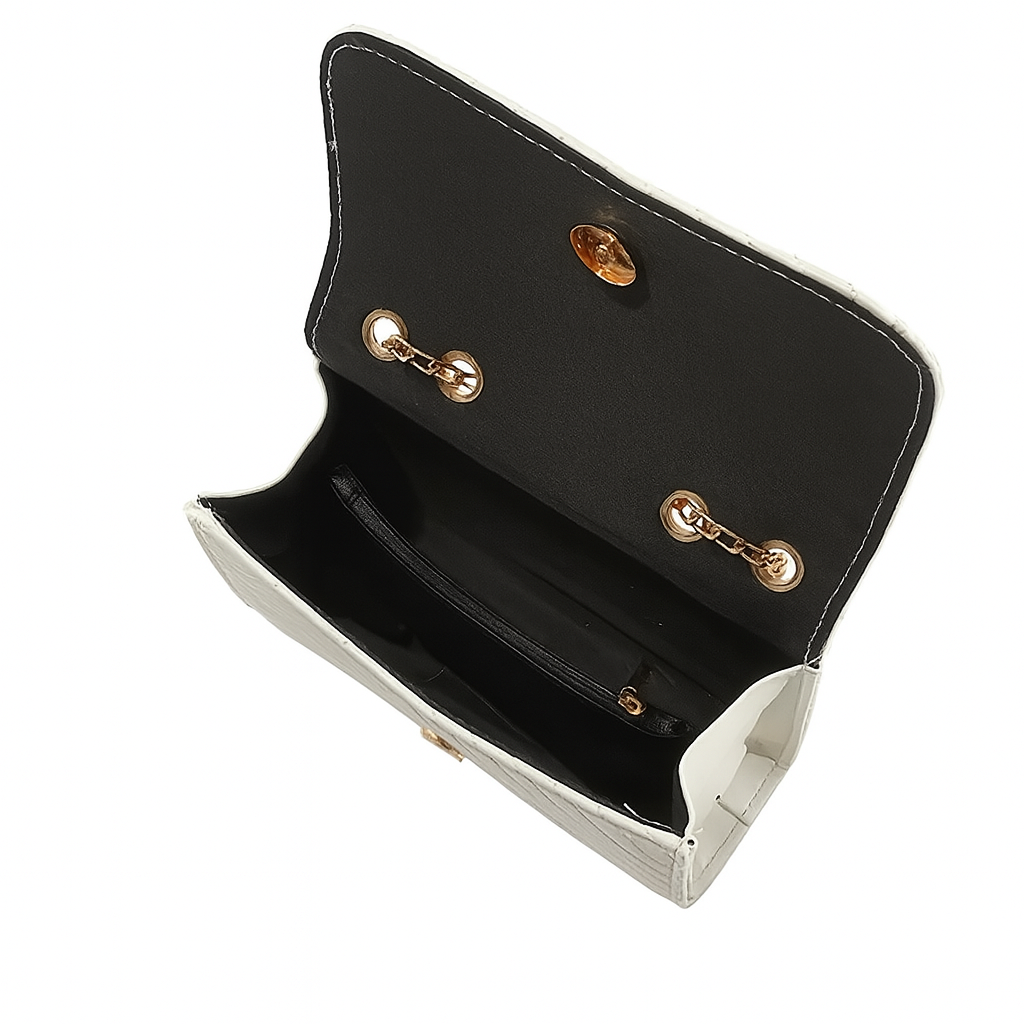 Luxury-Style Quilted Crossbody Bag