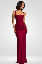 Cornelia Maxi Dress - Burgundy