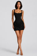 Yeona Mini Dress - Black