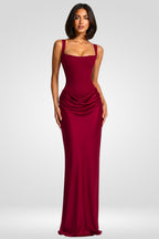 Cornelia Maxi Dress - Burgundy