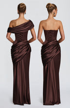 Ella Maxi Dress - Brown