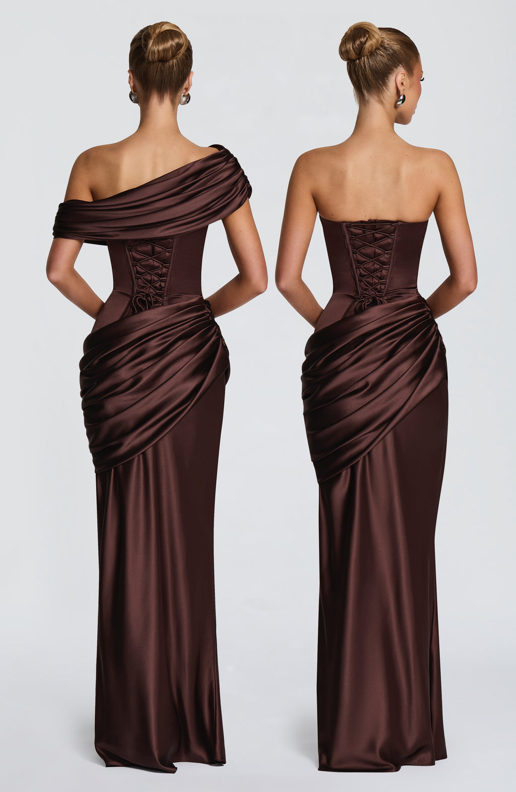 Ella Maxi Dress - Brown
