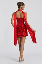 Maggie Mini Dress - Red