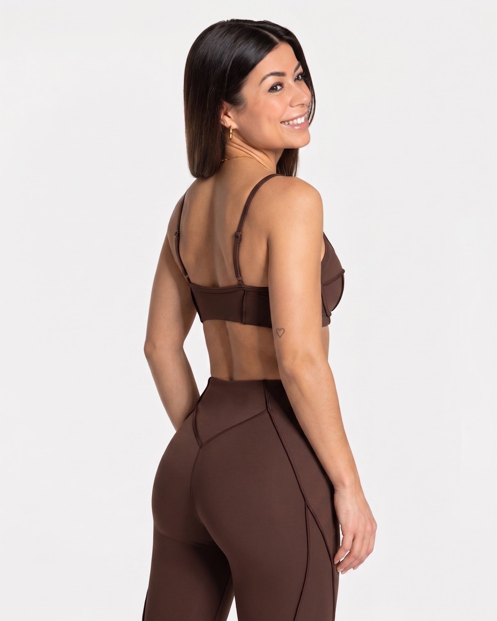 2-Piece Seamless Set - Brown
