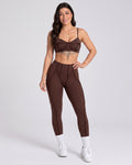 2-Piece Seamless Set - Brown