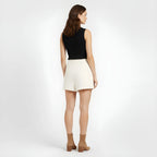 VantaWrap Mini Skort – Sleek High-Waist Illusion Skirt Shorts