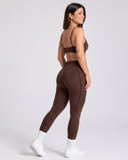 2-Piece Seamless Set - Brown
