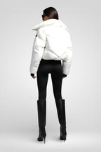 Stand Collar Cotton-Filled Zipper Jacket