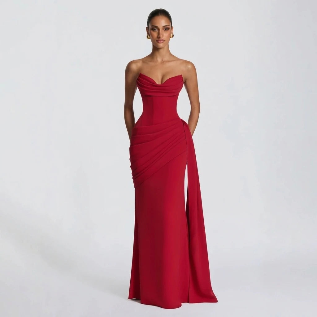 Matisse Maxi Dress - Deep Red