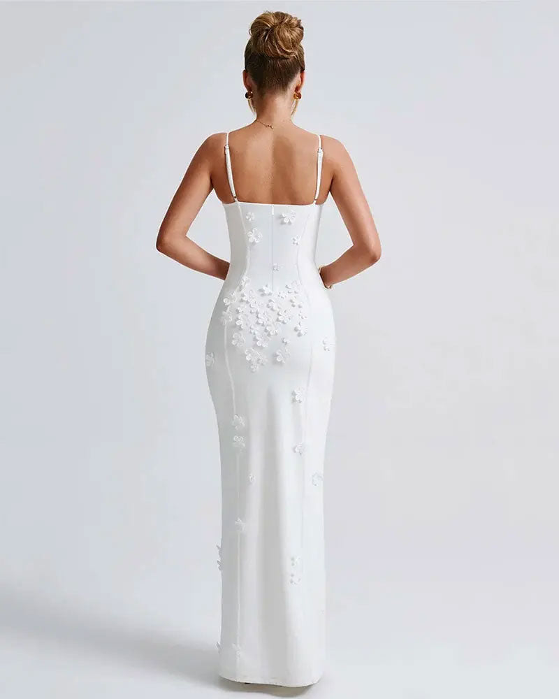 Dalary Maxi Dress - White