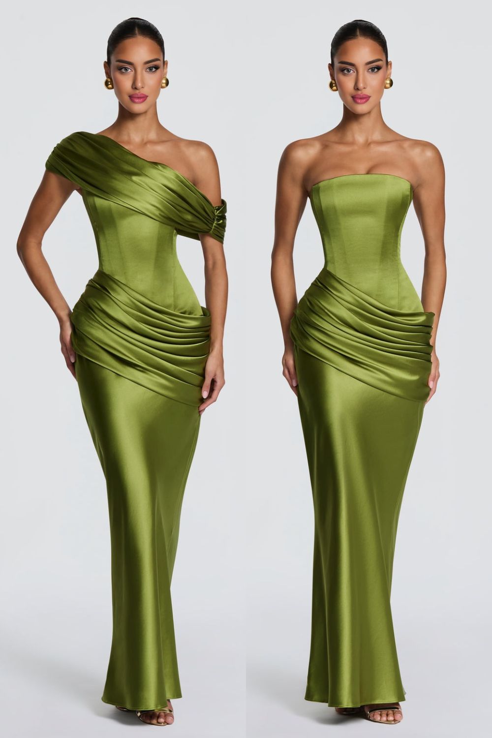 Ella Maxi Dress - Olive