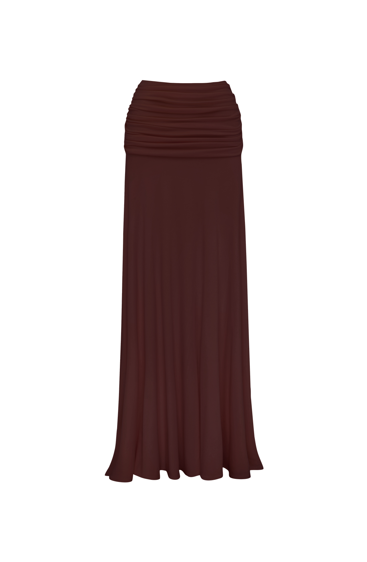 Paige Maxi Skirt - Plum Brown