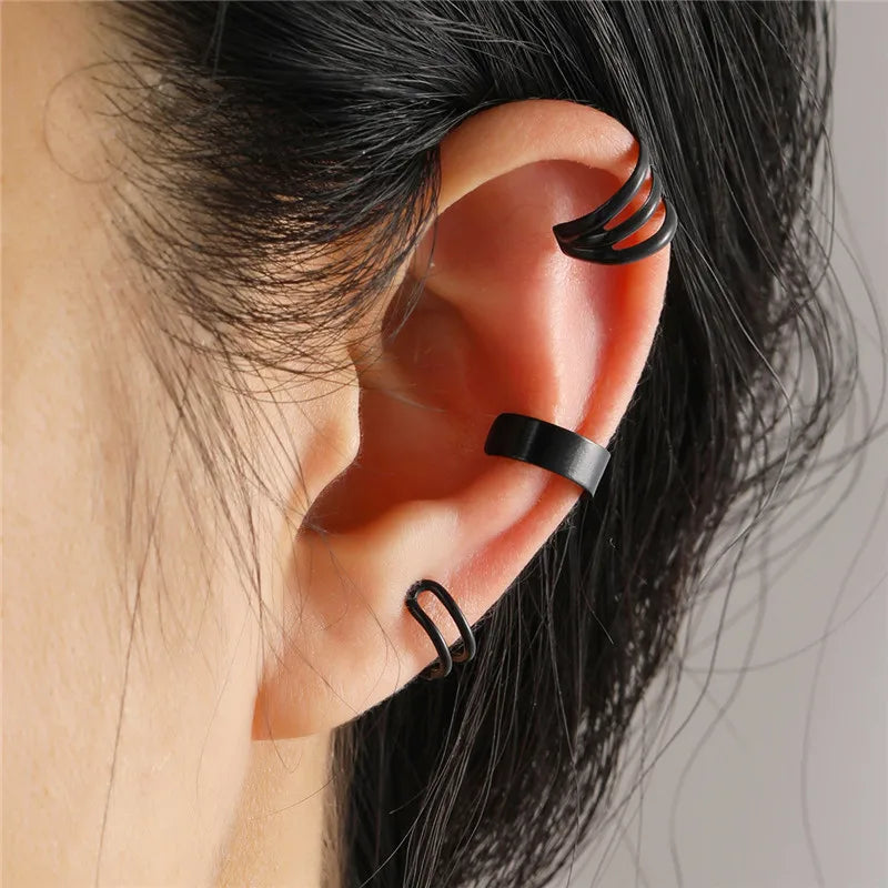 Non-Piercing Leaf Ear Cuff – Gold-Plated Clip-On Earring