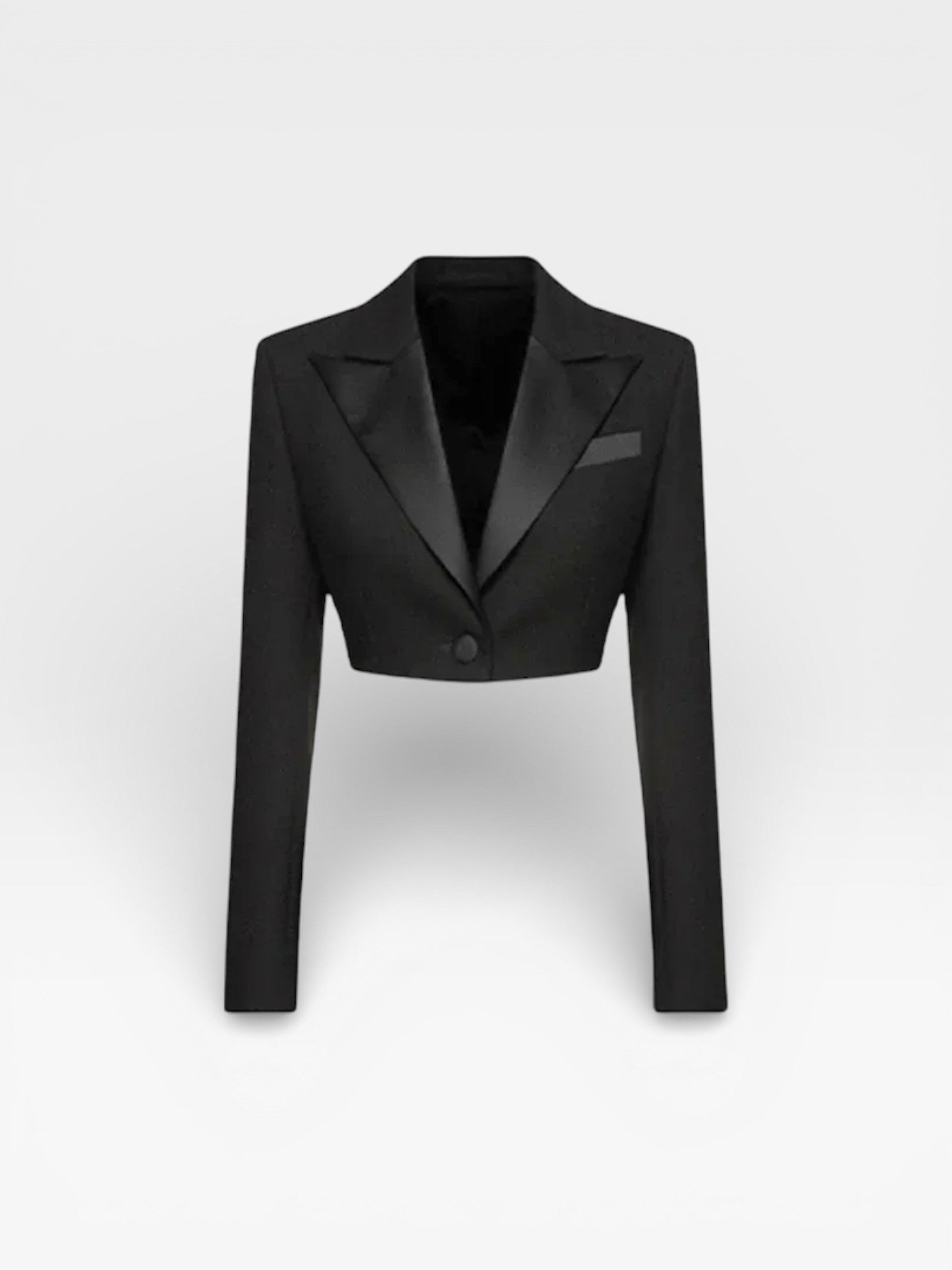 V-Neck Blazer & Slim Long Skirt Set