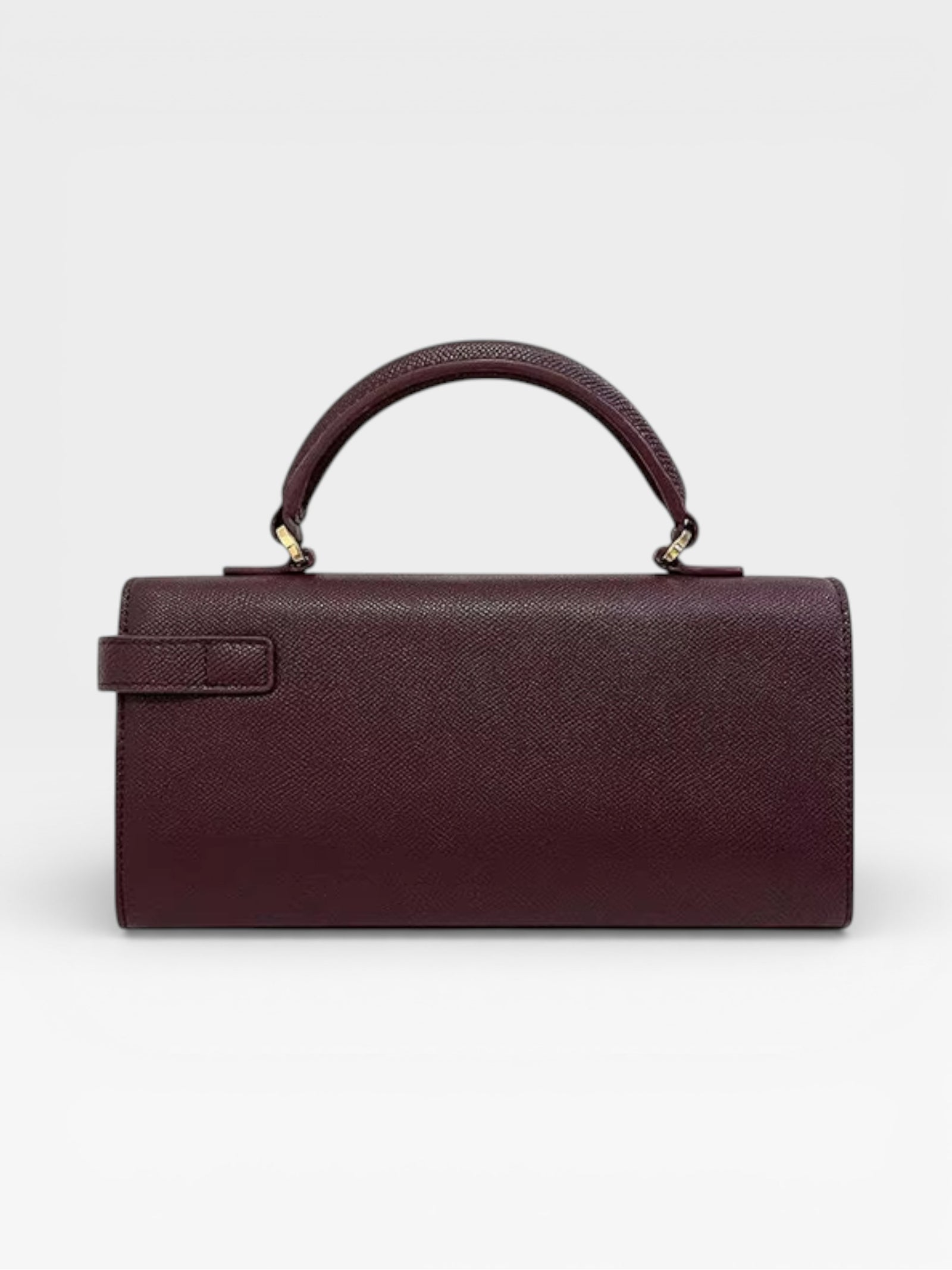 Luxury Lock-Closure Shoulder Bag – High-End Minimalist Design