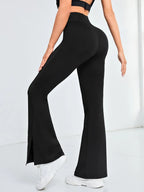 High Waist Flare Leggings for Women – Slim Fit Yoga Pants