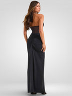 Halter V-Neck Backless Maxi Dress