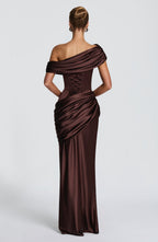 Ella Maxi Dress - Brown