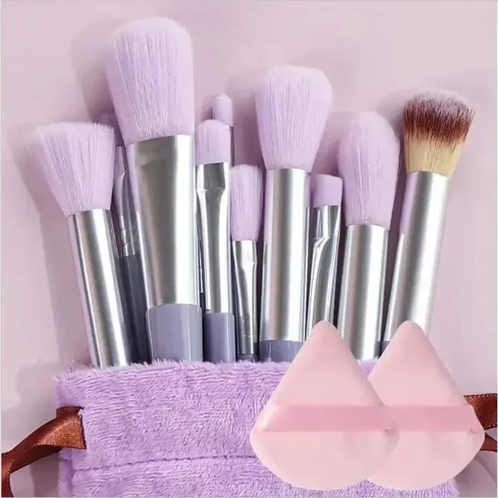 13–16 Pcs Professional Makeup Brush Set – Soft Nylon Foundation & Eyeshadow Blending Tools