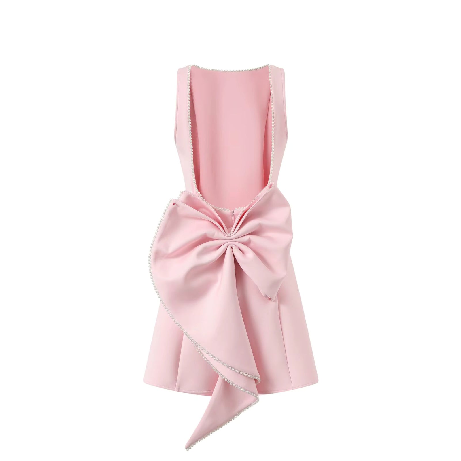 Strapless Pearl Mini Dress