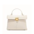 Luxury Genuine Leather Crossbody Bag – Versatile Messenger Handbag with Scarf Decor for Women